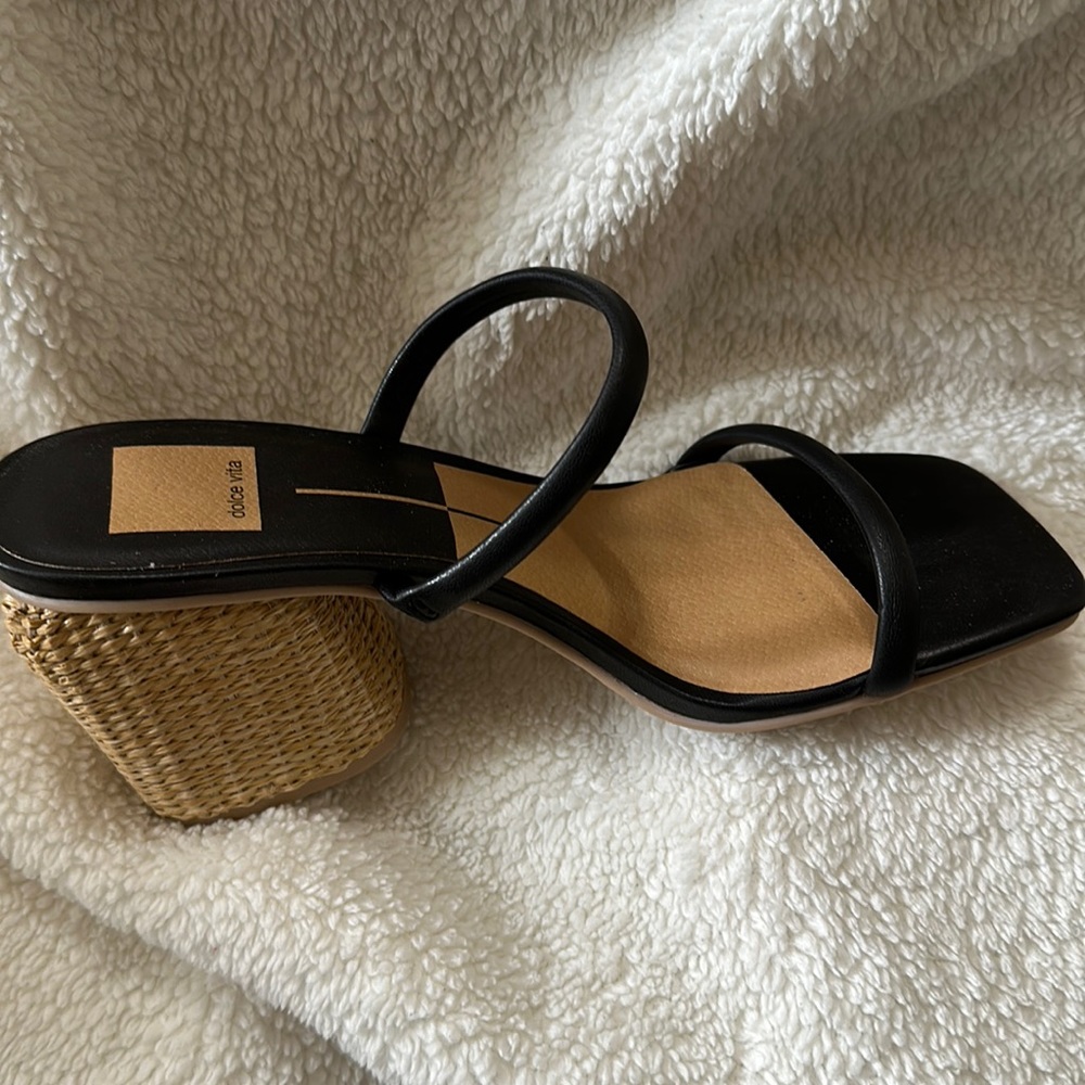 Dolce vita nancie black natural sandal